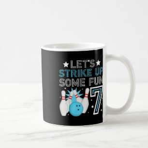 Kinder 7. Geburtstagsparty Bowling Junge 7 Jahre a Kaffeetasse