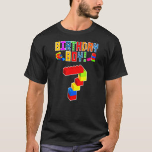 Kinder 7 Jahre alt Gebäude Jungen Kinder 7 Jahre a T-Shirt