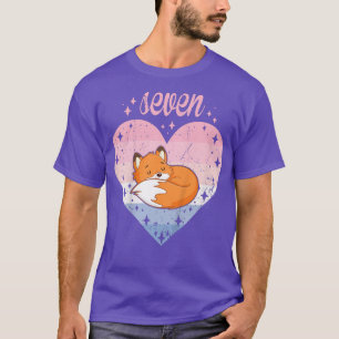 Kinder 7 Jahre alt Niedlich für Geburtstagskinder  T-Shirt
