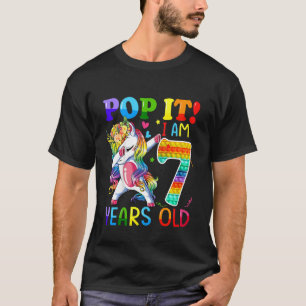 Kinder 7 Jahre Alte Geschenke 7. Geburtstag Girl P T-Shirt