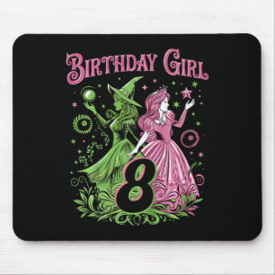 Kinder 8. Geburtstag Rosa und Grün 8 Jahre alt Mousepad