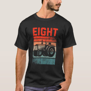 Kinder 8 Jahre alt 8. Geburtstag Bauer Boys G T-Shirt