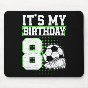 Kinder 8 Jahre altes Fußballspiel Junge Mein 8. Ge Mousepad