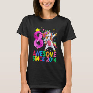 Kinder 8 Jahre Junge Teens Klettern 8. B T-Shirt
