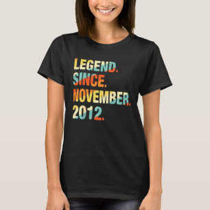 Kinder 9. Geburtstag 9 Jahre alte Legende seit Nov T-Shirt