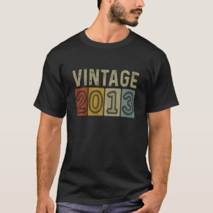 Kinder 9. Geburtstag für Jungen Mädchen Vintag 201 T-Shirt