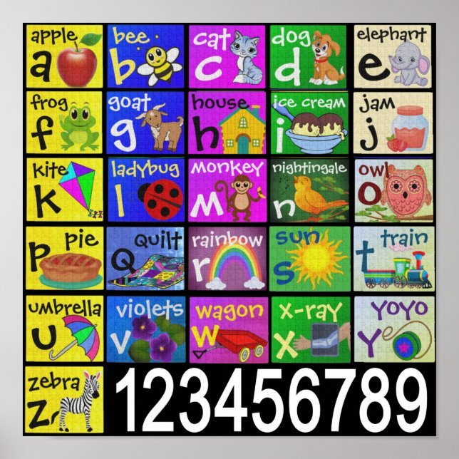 Kinder ABC Poster (Vorne)