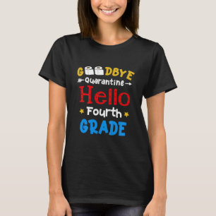 Kinder Abschied Hallo 4. vierte Klasse Zurück zur T-Shirt
