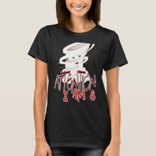 Kinder Achtung ich bin 8 Tornado Boys Twister Zwei T-Shirt