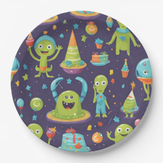 Kinder Alien Geburtstagsparty Servietten Pappteller