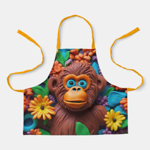 Kinder All-over Print-Schürze, kleine 24"x20"-Schü Schürze