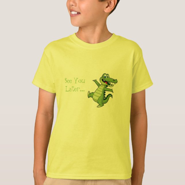 Kinder Alligator Shirt (Vorderseite)