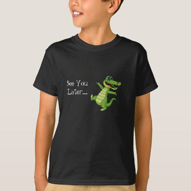 Kinder Alligator Shirt (Vorderseite)