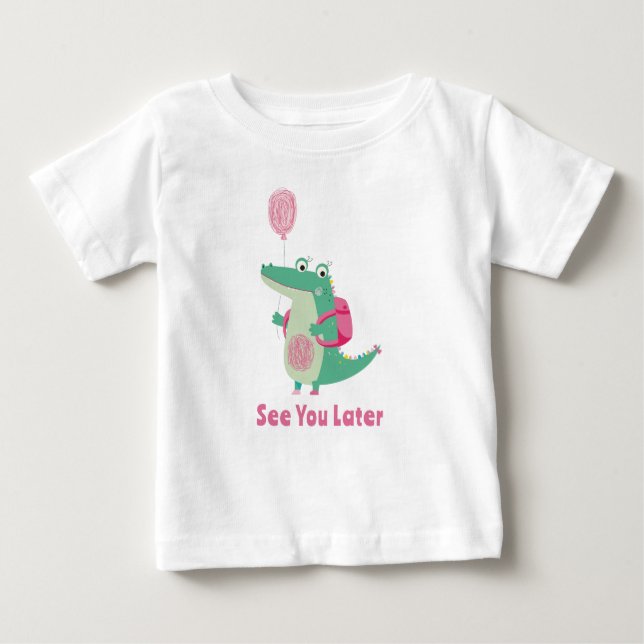 Kinder Alligator T - Shirt (Vorderseite)