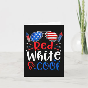Kinder am 4. Juli rot-weiße und Coole Patriotische Karte