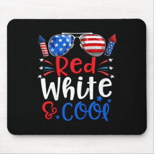Kinder am 4. Juli rot-weiße und Coole Patriotische Mousepad
