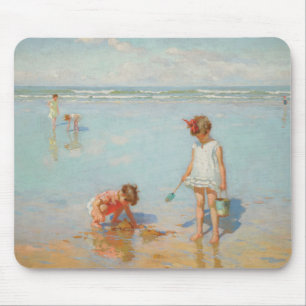 Kinder am Meer (Sommerstrand) Mousepad