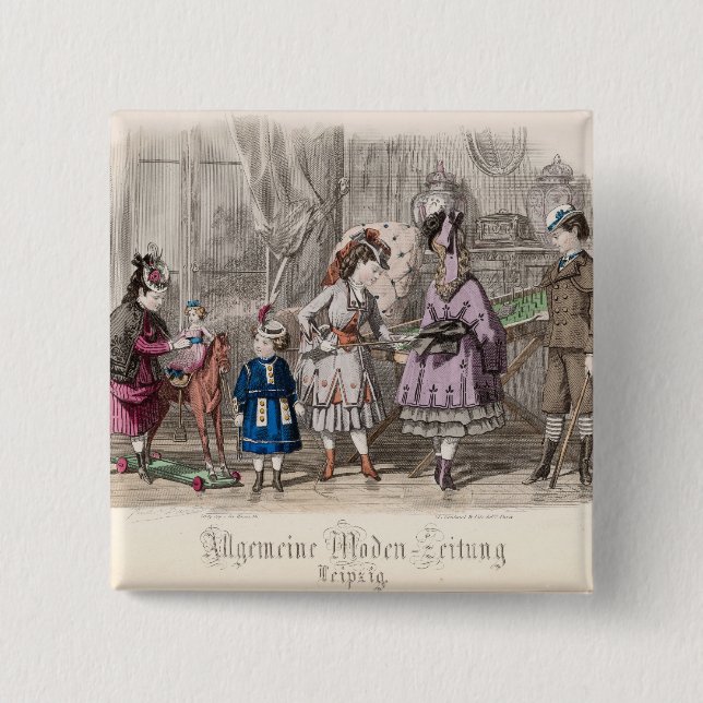 Kinder am Spiel Button (Vorderseite)