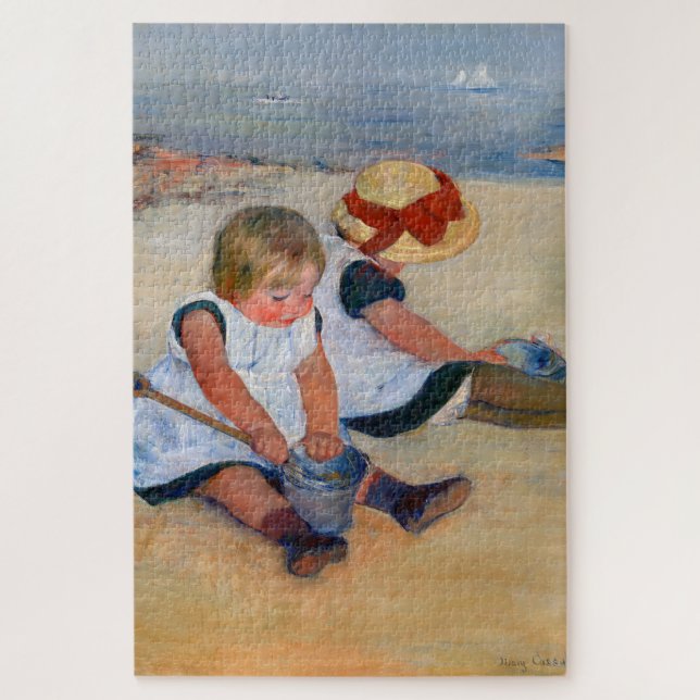 Kinder am Strand (Vertikal)