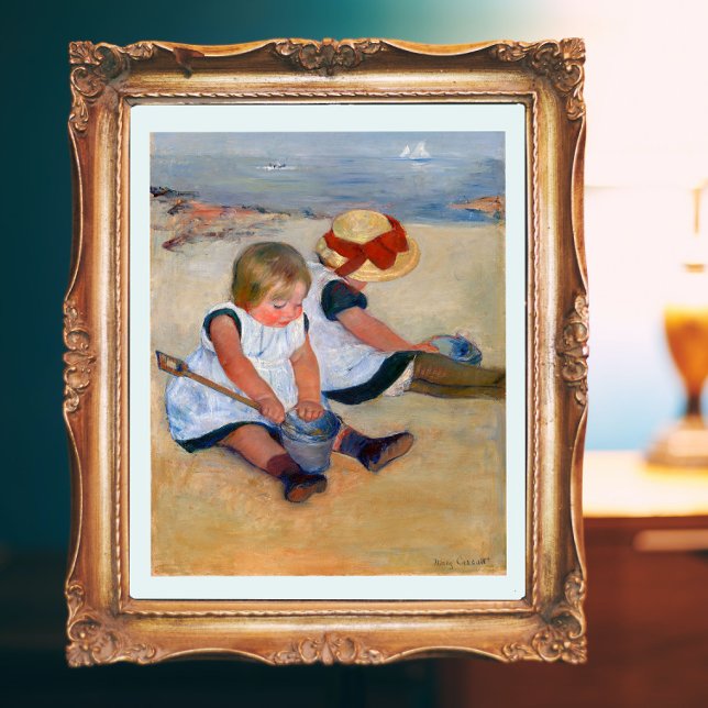 Kinder am Strand Poster (Von Creator hochgeladen)