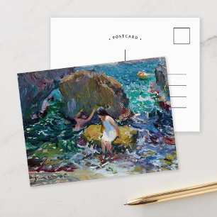 Kinder an der Küste, Jávea   Joaquín Sorolla Postkarte