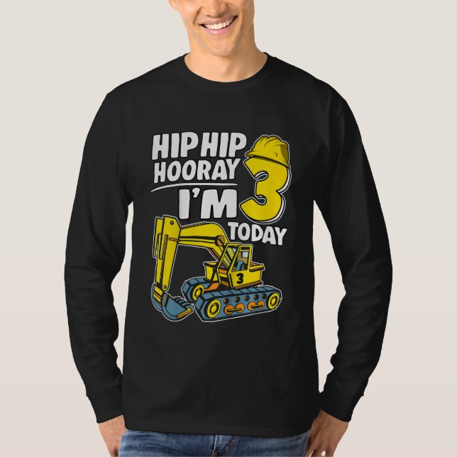 Kinder Angesagt Angesagten Urlaub ich bin 3 heute  T-Shirt (Vorderseite)