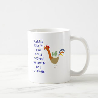 Kinder anzuheben ist wie Pecked zum Tod Kaffeetasse