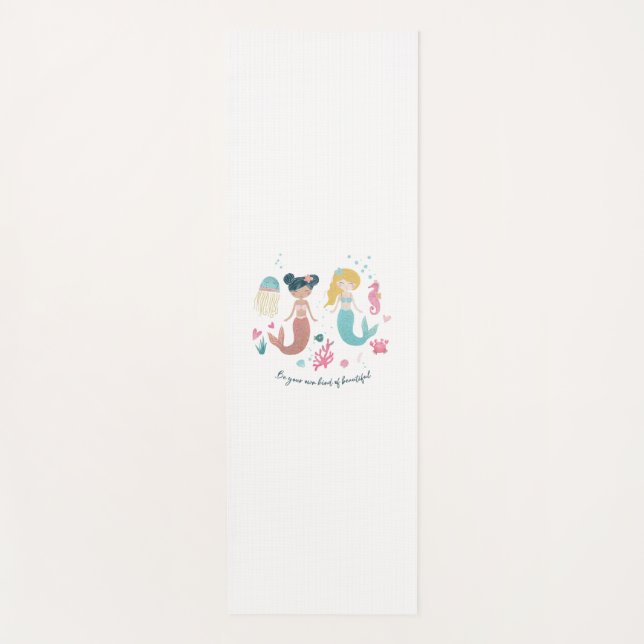 Kinder / Aquarellmaid / Yoga Mat Yogamatte (Vorderseite)