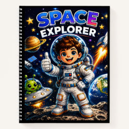 Kinder-Astronauten-Notizbuch | Weltraumforscher Notizbuch