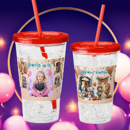 Kinder auf Halloween-Acrylic Tumbler-Geburtstagsge Acryltrinkbecher