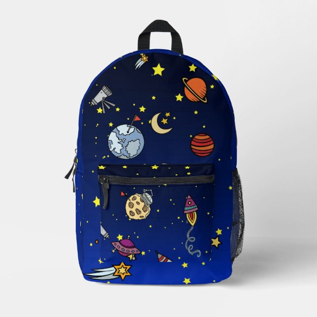 Kinder Außenflächen Druckbeutel schneiden Nähtasch Bedruckter Rucksack (Vorderseite)