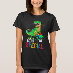 Kinder Autismus Bewusstsein Dino Autismus Kindermä T-Shirt