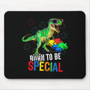 Kinder Autismus Bewusstsein Dino Autistic Kleinkin Mousepad