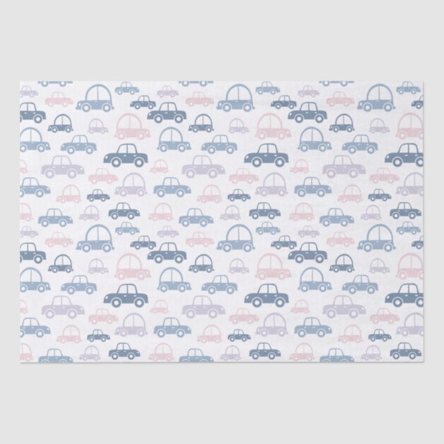 Kinder Autos Seidenpapier (Vorderseite)