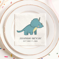 Kinder/Baby-Dino-Party. Blue Dinosaurier Junge Geb