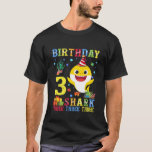 Kinder Baby Niedlich Shark 3D Geburtstagskind Mädc T-Shirt<br><div class="desc">Kinder Baby Niedlich Shark 3D Geburtstagskind Mädchen 3 Jahre</div>
