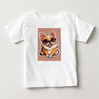 KINDER, BABY-TSHIRT, BABY-STIL, BUNNY-DESIGN-KLOTH BABY T-SHIRT