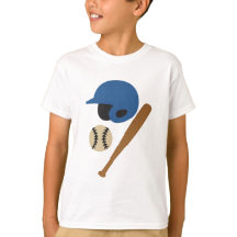 Kinder Baseball T-Shirt – Gummitext-Stil