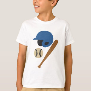 Kinder Baseball T-Shirt – Gummitext-Stil