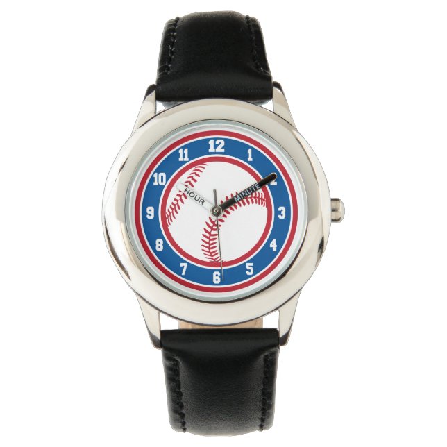 Kinder Baseball Watch Armbanduhr (Vorderseite)