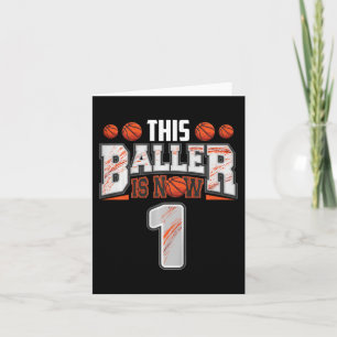 Kinder Basketballspieler 1 Jahre alter Junge Baske Karte