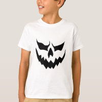 Kinder Beängstigend Pumpkin Shirt
