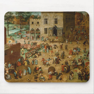 Kinder beim Spielen (Pieter Bruegel der Ältere) Mousepad