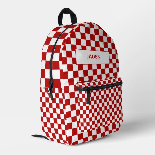 Kinder benennen Rucksack Auto Rennen zurück zur Sc (Rückseitige Ecke links)