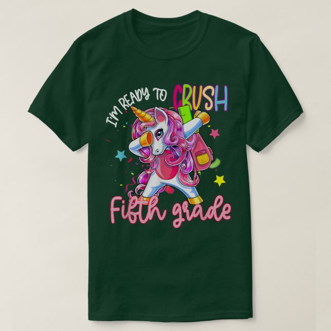 Kinder bereit, das fünfte Grade Dab wieder zu zerk T-Shirt (Design vorne)