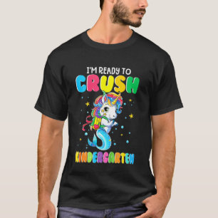 Kinder bereit, den Kindergarten-Einhorn-Meerjungfr T-Shirt