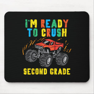 Kinder bereit, den Monster-Lkw der zweiten Klasse Mousepad