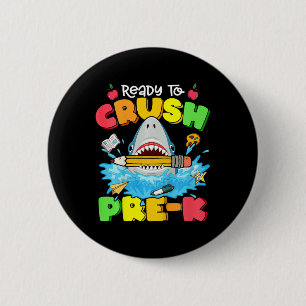 Kinder bereit, die Vorschule zu knacken, Shark Ck Button