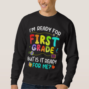 Kinder bereit für den ersten Schulabschluss Sweatshirt