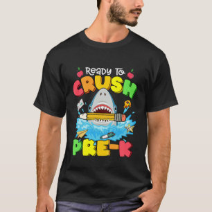 Kinder bereit, vorkahen Hai wieder zum Schuljungen T-Shirt
